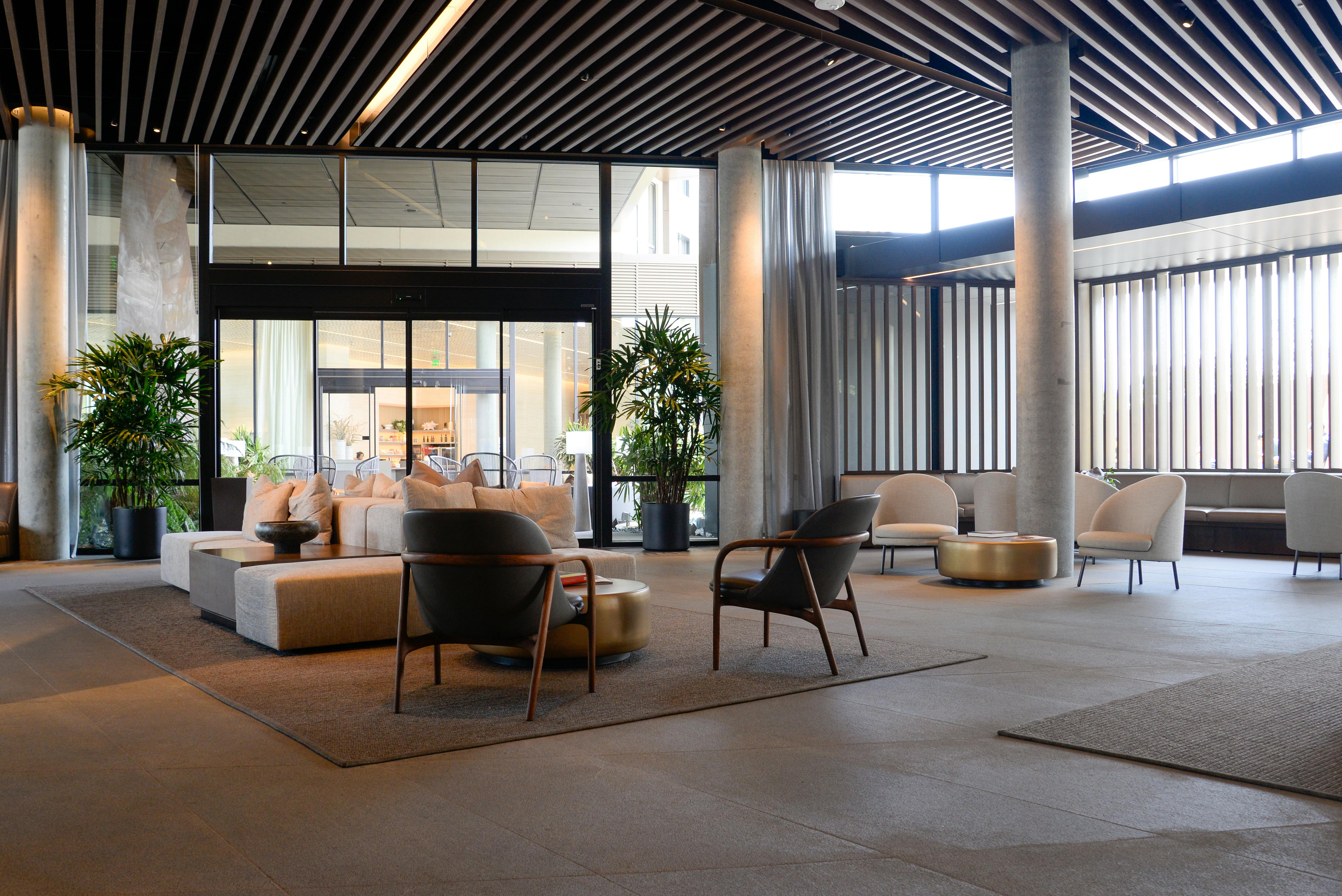 Modern otel lobi alani